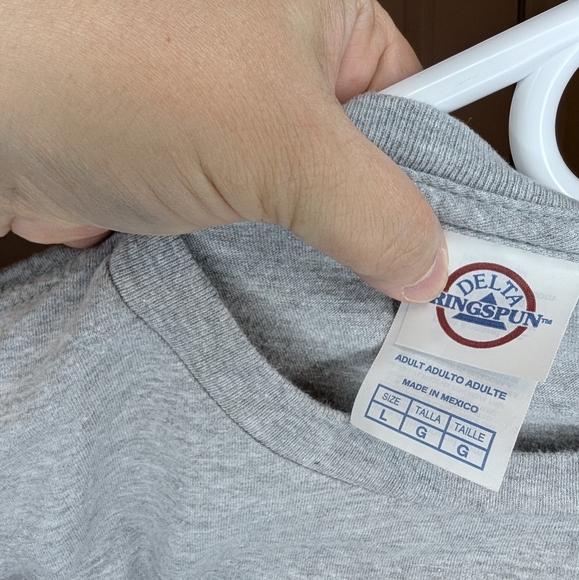 A Christmas Story Ralphie Tee T Shirt Mens' Size Large Gray OH FUDGE EUC - Picture 4 of 4